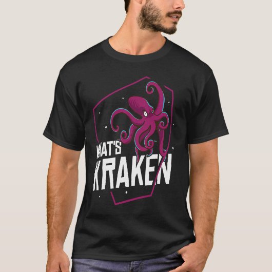 T-shirt Qu'est-ce que Kraken Squid Octopus (Devant)