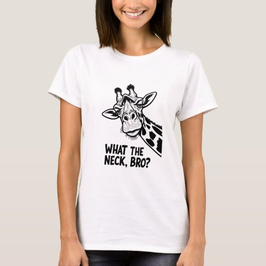 T-shirt Qu'est-ce que le cou, mec? (Devant)