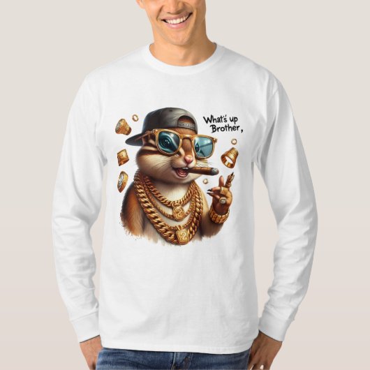 T-shirt qu'est-ce que le frère (B) (Devant)