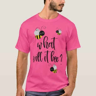 T-shirt Qu'Est-Ce Que Le Genre Révélera Lui Ou Elle Garçon