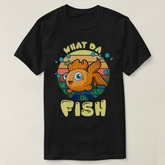 T-shirt Qu'Est-Ce Que Le Pêcheur De Poisson Pêche (Design devant)