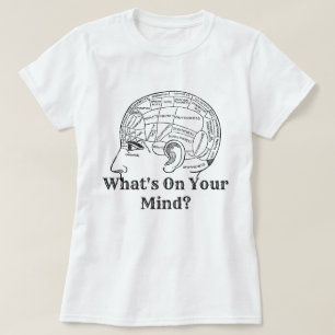 T-shirt Qu'est-ce que tu as en tête ?