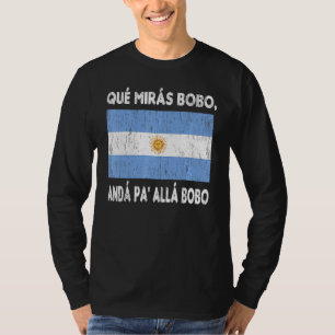 T-shirt Qu'est-ce que tu regardes idiot va là-bas Sarcas