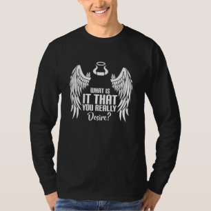 T-shirt Qu'Est-Ce Que Vous Désirez Vraiment Lucifer Occult