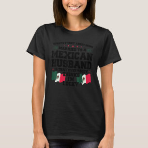 T-shirt qu'est-ce qui est marié mari mexicain Mexique Mexi