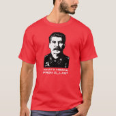 T-shirt Qu'est-ce qui manque à G_LAG ? Joseph Stalin - Dar (Devant)
