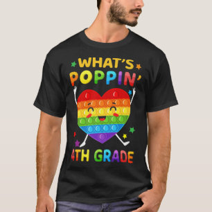 T-shirt Qu'est-ce qui se passe 4e année Retour à l'école P
