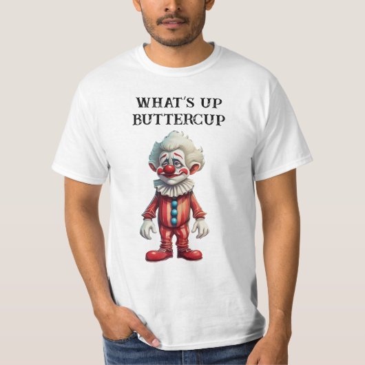 T-shirt Qu'est-ce qui se passe Bouton d'or (Devant)