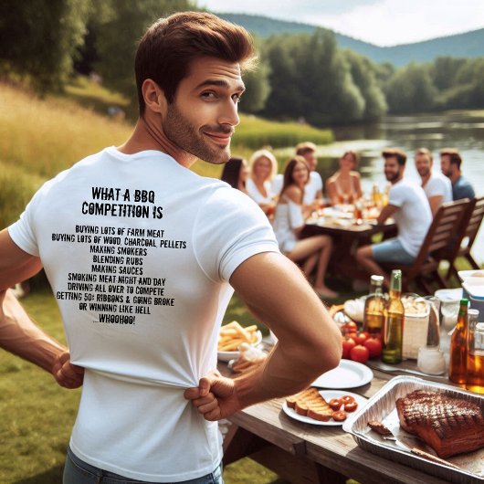 T-shirt Qu'est-ce qu'un concours de barbecue ?