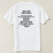T-shirt Qu'est-ce qu'un concours de BBQ (Design dos)