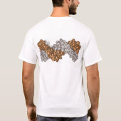 T-shirt Qu'est en votre ADN ? - l'avant de question, (Dos)