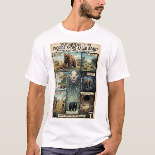 T-shirt Qu'est-il arrivé à l'ours à face courte géant de F (Devant)