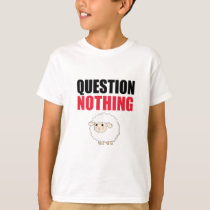 T-shirt Question Aucun mouton