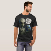 T-shirt Question extraterrestre (Devant entier)