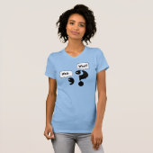 T-shirt Question Mark et Comma Attendre Quoi? (Devant entier)