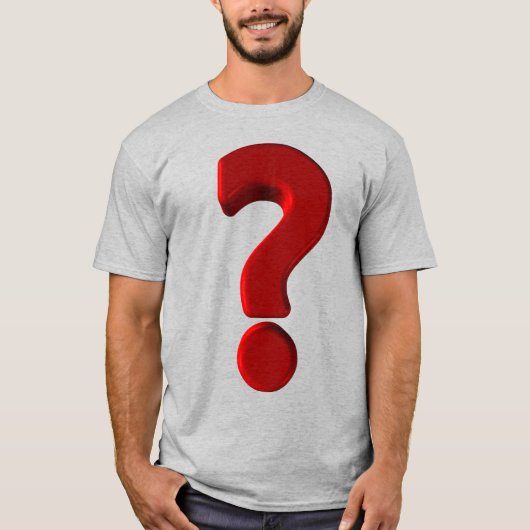 T-shirt Question Mark T Shirt (Devant)
