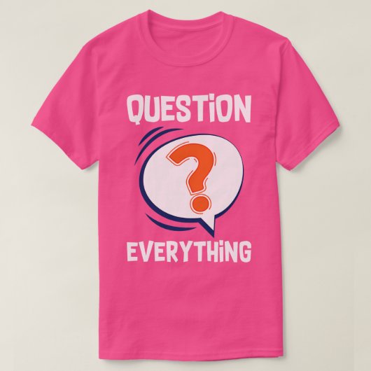 T-shirt Question Tout 2 (Design devant)