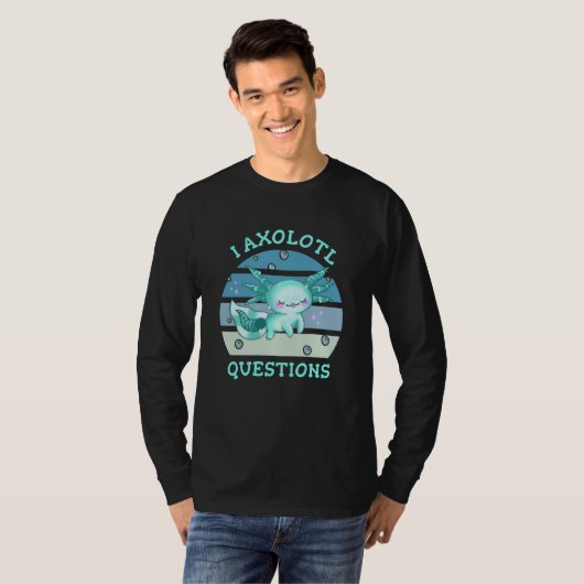 T-shirt Questions axolotales (Devant entier)
