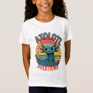 T-Shirt "QUESTIONS AXOLOTL - Vibes de graffitis rétro"