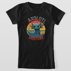 T-Shirt "QUESTIONS AXOLOTL - Vibes de graffitis rétro"