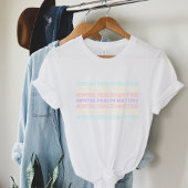 T-shirt Questions de santé mentale | Citation Sans VII Pea