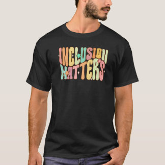 T-shirt Questions d'inclusion Éducation spéciale Apprentis