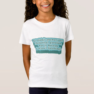 T-Shirt Questions rhétoriques Grammaire amusante