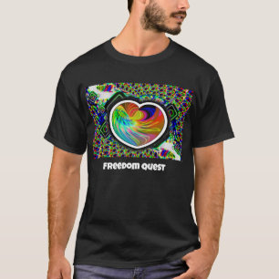 T-shirt Quête de liberté cœur