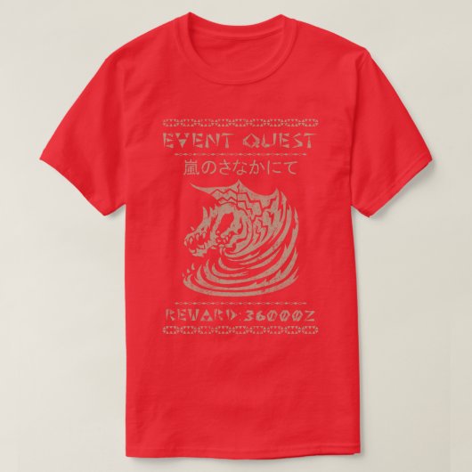 T-shirt Quête d'événements Kushala Daora MHW (Design devant)