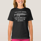 T-shirt &queter ; C'Est Mon Lasgun Il Y En A Beaucoup Comm (Devant)