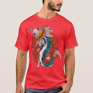 T-shirt Quetzalcoatl Axolotl Ancien Serpent Aztèque Mayan