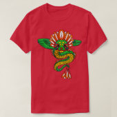 T-shirt Quetzalcoatl Aztec Mayan Featherserpent Toltec (Design devant)