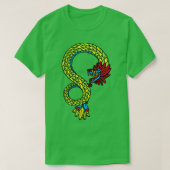 T-shirt Quetzalcoatl Aztec Mayan Featherserpent Toltec (Design devant)