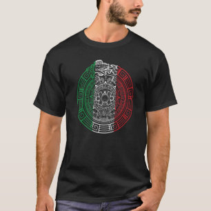 T-shirt Quetzalcoatl Ouroboros Aztec Serpent à plumes Mex