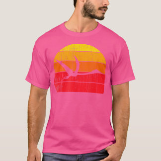 T-shirt Quetzalcoatlus Vintage Retro Sunset Cadeau pour Di