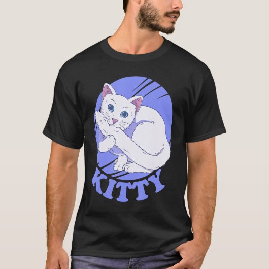 T-shirt Queue blanche (Devant)