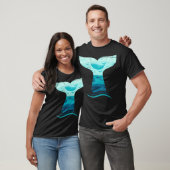 T-shirt Queue de baleines dans les vagues Orca Ocean T (Unisexe)