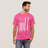 T-shirt Queue de billard Snooker Usa Drapeau Billard Snook (Devant entier)
