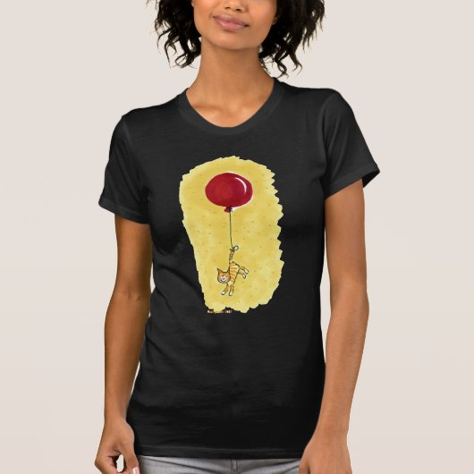T-shirt Queue de chat/ballon (Devant)