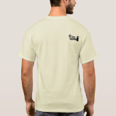 T-shirt Queue de chat mignonne Fleur Texte Halloween (Dos)