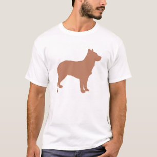 T-shirt queue de cheval australienne chien silo rouge.png