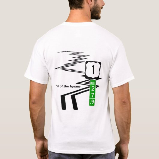 T-shirt Queue de l'Iguana 2020 Green US1 (Dos)