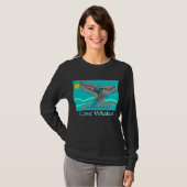T-shirt QUEUE du BOSSE, j'aime des baleines (Devant entier)
