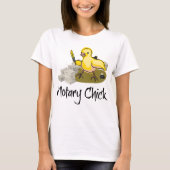T-shirt Queue et documents en cuir jaune nain (Devant)