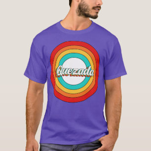 T-shirt Quezada Nom Chemise Vintage Quezada Cercle