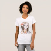 T-shirt Qui a laissé les biscuits ? (Devant entier)