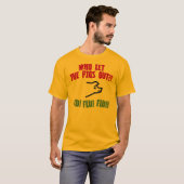 T-shirt Qui a laissé les porcs ? (Devant entier)