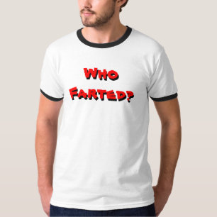T-shirt Qui a pété (la sonnerie noire)