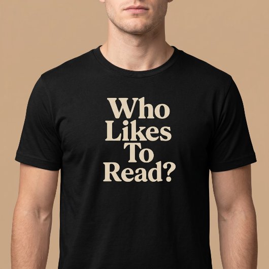 T-shirt Qui aime lire ? Lecture