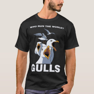 T-shirt Qui Dirige Le Monde Des Mouettes